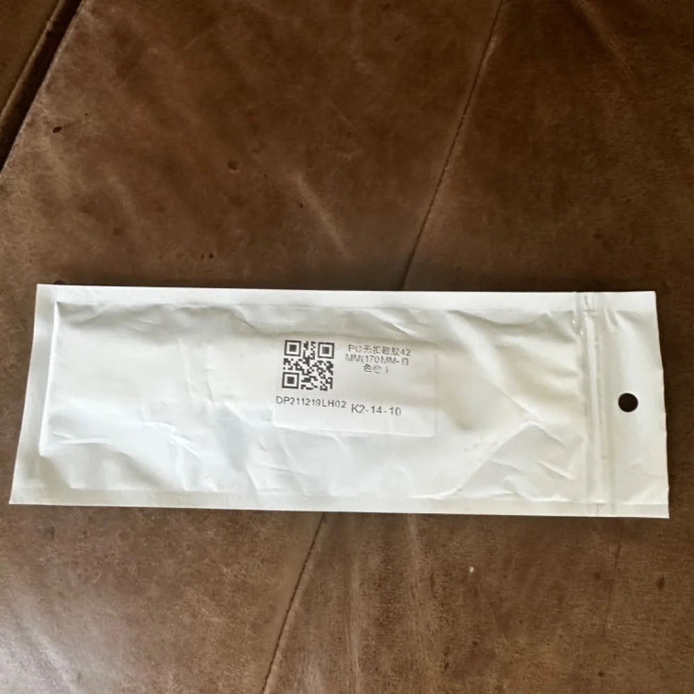 White Silicone Apple Watch Band